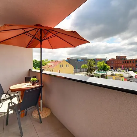 Lodz4rent - Klimatyzacja - Premium 9,7 - Manufaktura - Garaż - Audioriver 2026 * Łódź