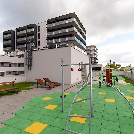 Lodz4rent - Klimatyzacja - Premium 9,7 - Manufaktura - Garaż - Audioriver 2026 * Łódź