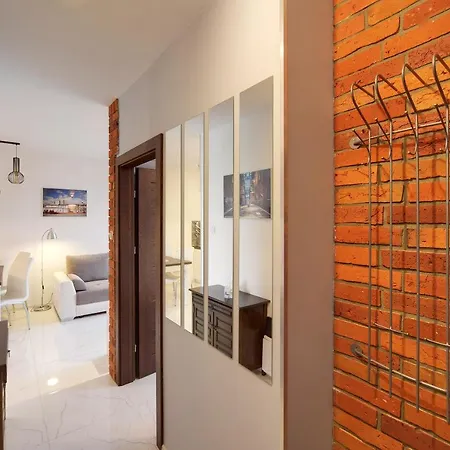 Apartament Lodz4rent - Klimatyzacja - Premium 9,7 - Manufaktura - Garaż - Audioriver 2026 Łódź