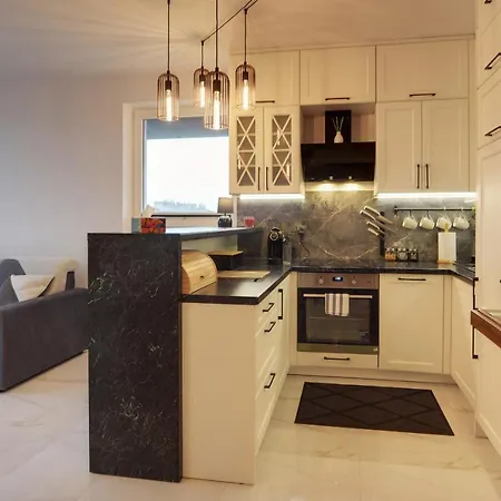 Apartament Lodz4rent - Klimatyzacja - Premium 9,7 - Manufaktura - Garaż - Audioriver 2026 *