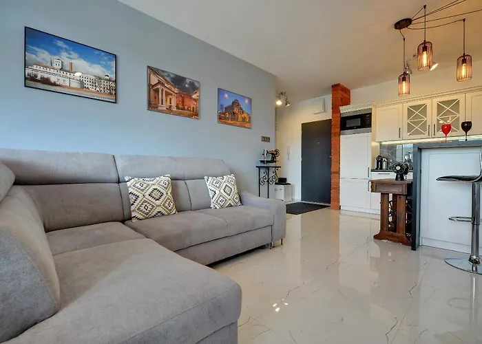 شقة Lodz4rent - Premium 9,7 - Manufaktura - Garaz - Ziemia Obiecana 2026